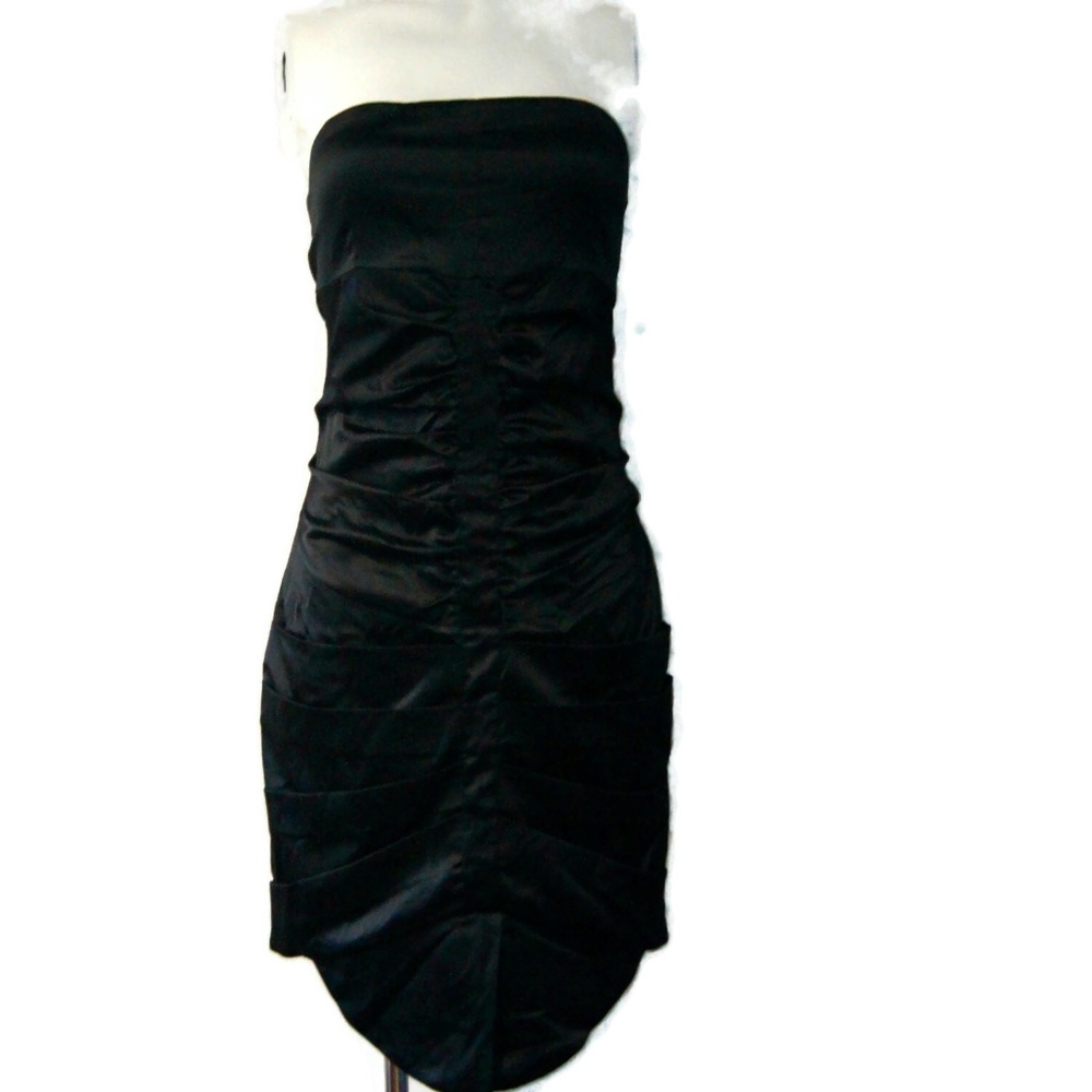 Marciano Black Bodycon Strapless Dress- Size Small